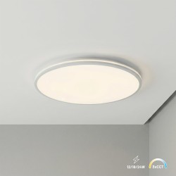 Πλαφονιέρα HUGO LED 16W/24W/32W 3CCT Ø37cm IP54 Λευκή