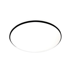 Πλαφονιέρα LED HUGO 16W/24W/32W 3CCT IP54 Μαύρη Ø37cm - Milagro ML2566