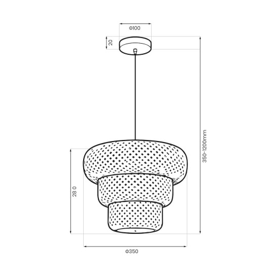 Κρεμαστό Φωτιστικό TULUM από Μπαμπού 1xE27 Ø35cm - Milagro ML2586 Κρεμαστό Φωτιστικό TULUM από Μπαμπού 1xE27 Ø35cm - Milagro ML2586