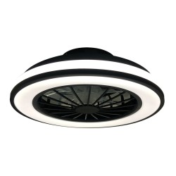 Πλαφονιέρα LED με Ανεμιστήρα Blast 24W + 15W Μαύρο Λευκό