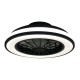 Πλαφονιέρα LED με Ανεμιστήρα Blast 24W + 15W Μαύρο Λευκό