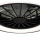 Πλαφονιέρα LED με Ανεμιστήρα Blast 24W + 15W Μαύρο Λευκό