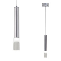 Κρεμαστό Φωτιστικό LED ICE 5W Χρώμιο 4000K