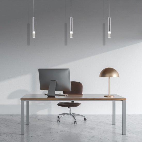 Κρεμαστό Φωτιστικό LED ICE 5W Χρώμιο 4000K