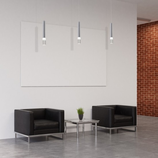 Κρεμαστό Φωτιστικό LED ICE 5W Χρώμιο 4000K