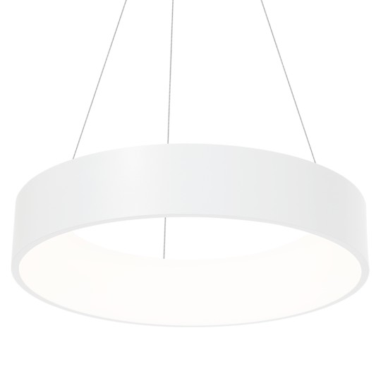 Κρεμαστό Φωτιστικό LED Ohio 40W Ø45cm CCT 3000K-6000K Λευκό - Milagro ML6357