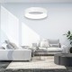 Κρεμαστό Φωτιστικό LED Ohio 40W Ø45cm CCT 3000K-6000K Λευκό - Milagro ML6357