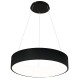 Κρεμαστό Φωτιστικό LED Ohio 40W Ø45cm CCT 3000K-6000K Μαύρο - Milagro ML6358
