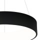 Κρεμαστό Φωτιστικό LED Ohio 40W Ø45cm CCT 3000K-6000K Μαύρο - Milagro ML6358