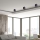 Επιφανειακό Σποτ Οροφής Bima Ring Square 1xGU10 8×8cm – Μαύρο