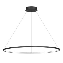 Κρεμαστό Φωτιστικό LED Milagro Saturno ML8862 Μαύρο Ø100 cm – 57W 4000K