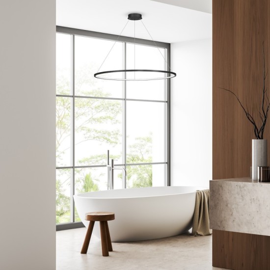 Κρεμαστό Φωτιστικό LED SATURNO 65W 4000K Μαύρο Ø120cm - Milagro ML8864 Κρεμαστό Φωτιστικό LED SATURNO 65W 4000K Μαύρο Ø120cm - Milagro ML8864