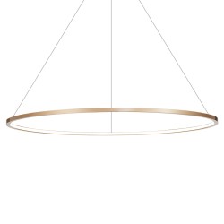 Κρεμαστό Φωτιστικό LED SATURNO 65W 4000K Χρυσό Ø120cm - Milagro ML8865