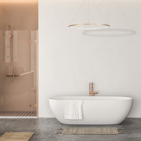 Κρεμαστό Φωτιστικό LED SATURNO 65W 4000K Χρυσό Ø120cm - Milagro ML8865 Κρεμαστό Φωτιστικό LED SATURNO 65W 4000K Χρυσό Ø120cm - Milagro ML8865