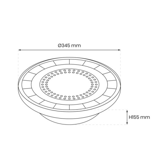 ΤΕΧΝΙΚΟ φωτιστικό HIGH BAY 200W 4000K ΤΕΧΝΙΚΟ φωτιστικό HIGH BAY 200W 4000K