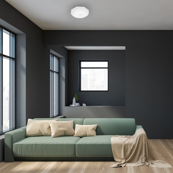 Πλαφονιέρα LED 12W ΗΕΧ ΕΚ76188 4000Κ Πλαφονιέρα LED 12W ΗΕΧ ΕΚ76188 4000Κ