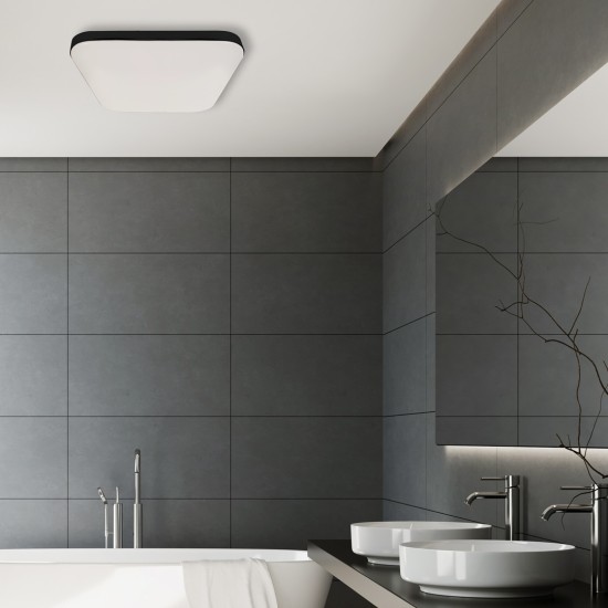 Πλαφονιέρα LED 17W NEMO ΜΑΥΡΟ IP44 4000Κ Πλαφονιέρα LED 17W NEMO ΜΑΥΡΟ IP44 4000Κ