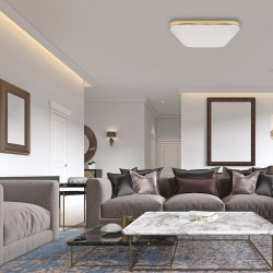 Πλαφονιέρα LED 17W NEMO ΧΡΥΣΟ IP44 4000Κ