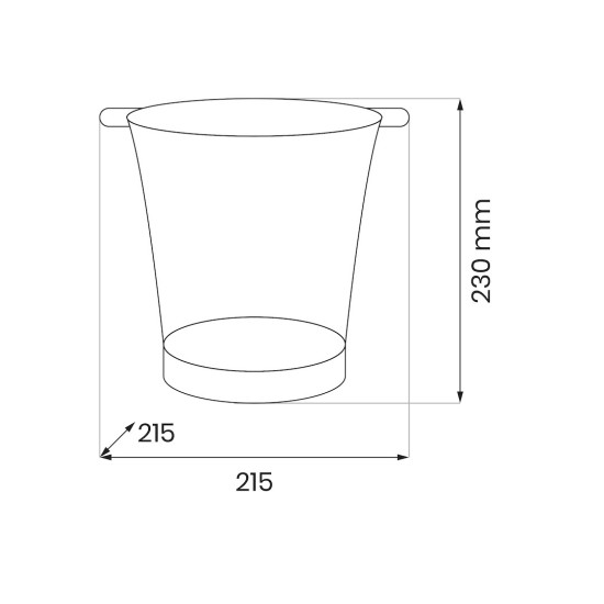Σαμπανιέρα Ψύκτη RGB LED 23cm IP44 Σαμπανιέρα Ψύκτη RGB LED 23cm IP44