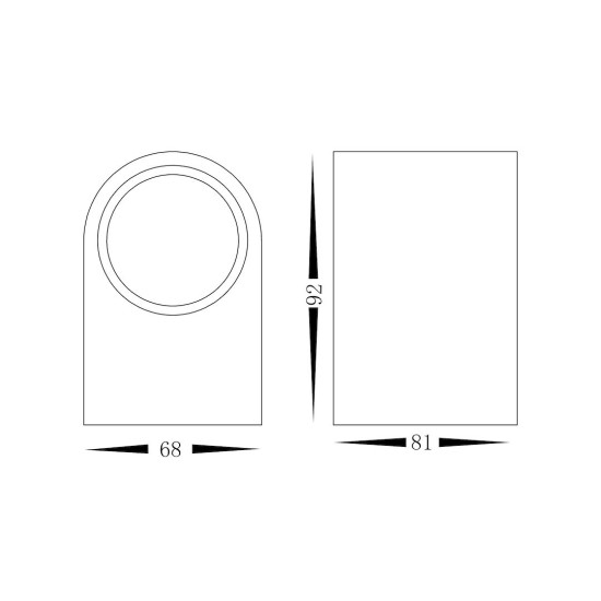 Φωτιστικό Κήπου Ovalis 2xGU10 IP44 EKO8319 Φωτιστικό Κήπου Ovalis 2xGU10 IP44 EKO8319