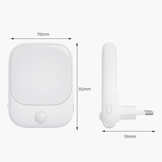 Φωτάκι νυκτός Pati 2700K + PIR Plug-in Φωτάκι νυκτός Pati 2700K + PIR Plug-in