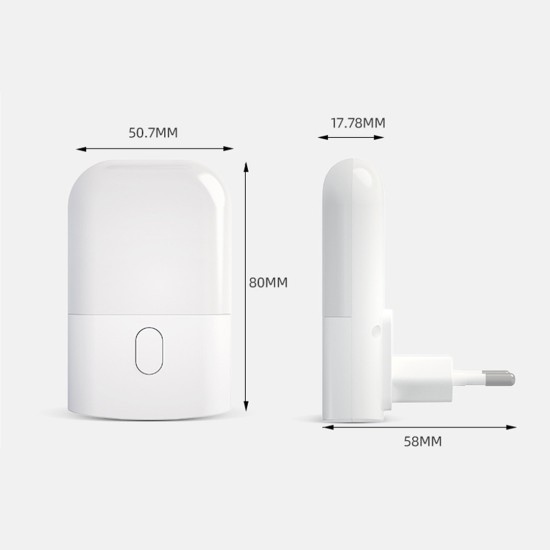 Φωτιστικό Νυκτός Kama Plug-in 2700K