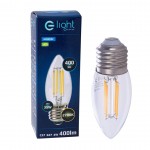 LED FILAMENT BULB 4W C37 E27 2700K