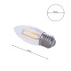 LED FILAMENT BULB 4W C37 E27 2700K