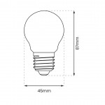 LED FILAMENT BULB 1.5W ST45 E27 2700K