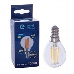 LED FILAMENT BULB 4W G45 E14 4000K LED FILAMENT BULB 4W G45 E14 4000K