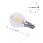 LED FILAMENT BULB 4W G45 E14 4000K