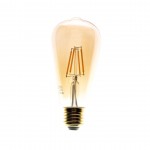 ΛΑΜΠΑ LED FILAMENT BULB 6W ST64 E27 2700K ΜΕΛΙ