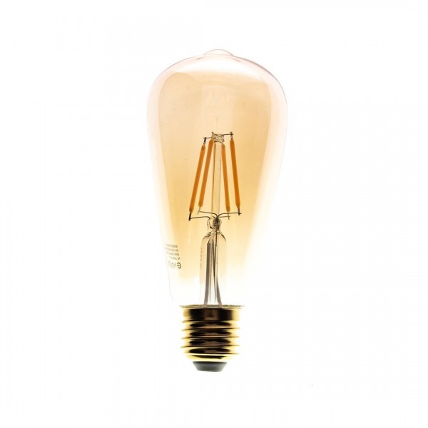 ΛΑΜΠΑ LED FILAMENT BULB 6W ST64 E27 2700K ΜΕΛΙ