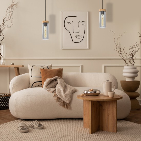 Λαμπτήρας LED Filament 4W T30 E27 2700K Κεχριμπάρι