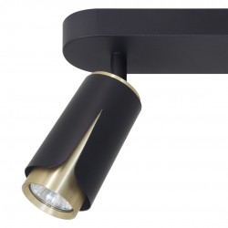 ΣΠΟΤ 2ΧGU10 ML0265 ΜΑΥΡΟ