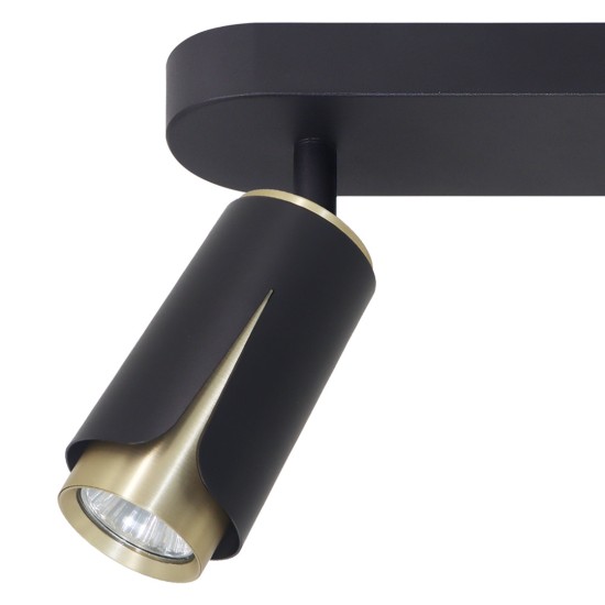 ΣΠΟΤ 2ΧGU10 ML0265 ΜΑΥΡΟ