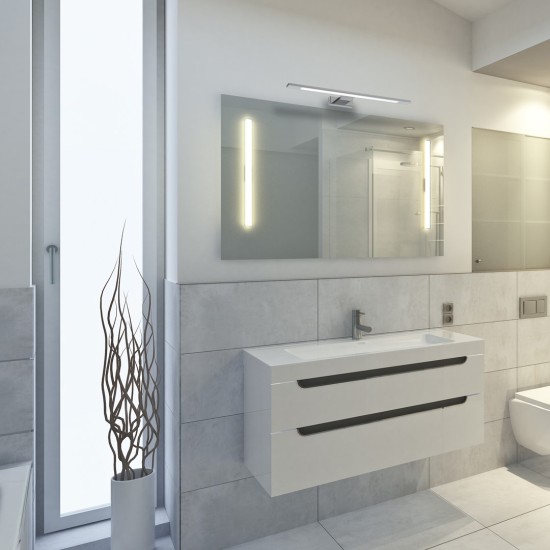 LED ΑΠΛΙΚΑ SHINE ΧΡΩΜΙΟ 7W LED 40CM 4000Κ LED ΑΠΛΙΚΑ SHINE ΧΡΩΜΙΟ 7W LED 40CM 4000Κ