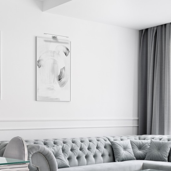 LED ΑΠΛΙΚΑ SHINE ΧΡΩΜΙΟ 7W LED 40CM 4000Κ LED ΑΠΛΙΚΑ SHINE ΧΡΩΜΙΟ 7W LED 40CM 4000Κ