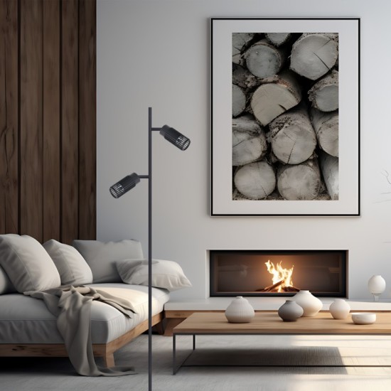 ΦΩΤΙΣΤΙΚΟ ΔΑΠΕΔΟΥ VERTICAL ΜΑΥΡΟ 2XGU10 ΦΩΤΙΣΤΙΚΟ ΔΑΠΕΔΟΥ VERTICAL ΜΑΥΡΟ 2XGU10