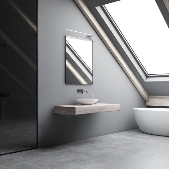 LED ΑΠΛΙΚΑ SHINE ΧΡΩΜΙΟ 11W LED 45CM 4000Κ LED ΑΠΛΙΚΑ SHINE ΧΡΩΜΙΟ 11W LED 45CM 4000Κ