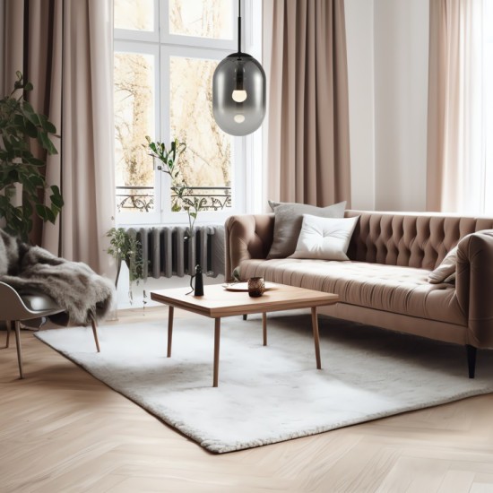 ΜΟΝΟΦΩΤΟ ΜΑΥΡΟ ALIAS SMOKE 1XΕ14 Φ240 ΜΟΝΟΦΩΤΟ ΜΑΥΡΟ ALIAS SMOKE 1XΕ14 Φ240