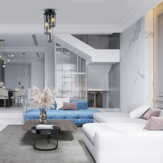 Φωτιστικό οροφής PAX BLACK 3xG9