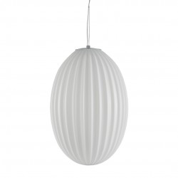 Κρεμαστό φωτιστικό Μονόφωτο  BRAGA WHITE 1xE27