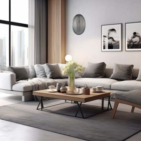 Κρεμαστό φωτιστικό Μονόφωτο BRAGA SMOKED 1xE27