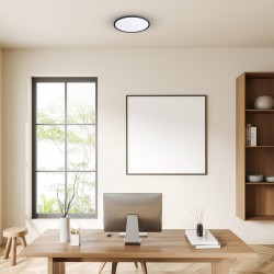 Πλαφονιέρα LED 32W ML0440 ΜΑΥΡΟ MAQ