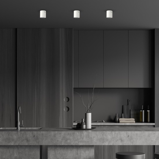 ΣΠΟΤ ΛΕΥΚΟ GEORGE 11cm 1XE27 ΣΠΟΤ ΛΕΥΚΟ GEORGE 11cm 1XE27