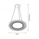 LED ΚΡΕΜΑΣΤΟ NEST ΦΩΤΙΣΤΙΚΟ 43W 4000K