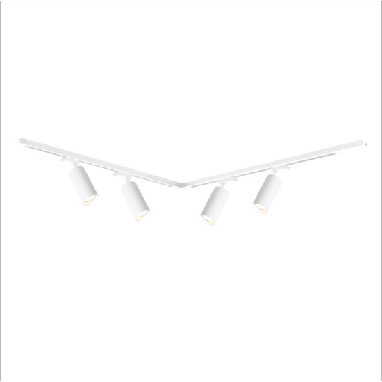 ΦΩΤΙΣΤΙΚΟ TRACK MICA ΛΕΥΚΟ 4XGU10 1.5M