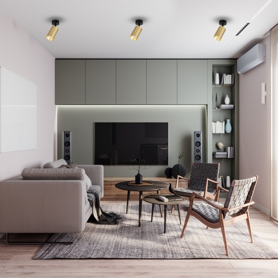 ΣΠΟΤ GU10 PIPE ΜΑΥΡΟ/ΧΡΥΣΟ ML1158 ΣΠΟΤ GU10 PIPE ΜΑΥΡΟ/ΧΡΥΣΟ ML1158