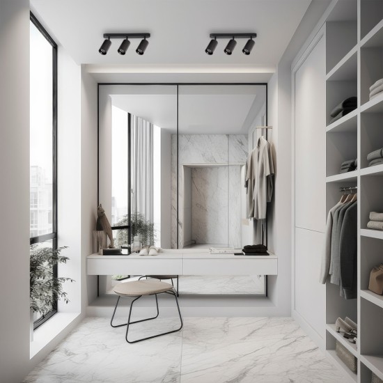 ΣΠΟΤ ΦΩΤΙΣΤΙΚΟ ΟΡΟΦΗΣ 3ΧGU10 PIPE ΜΑΥΡΟ ML1162